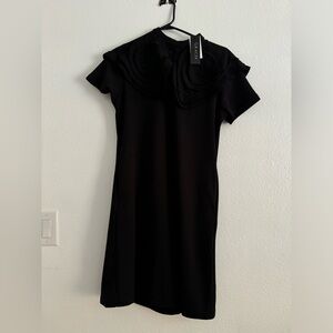 Black designers dress medium length Garcia